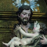 El ‘San José con el niño’, de Luis Salvador Carmona, puede contemplarse en el santuario del Carmen Extramuros.