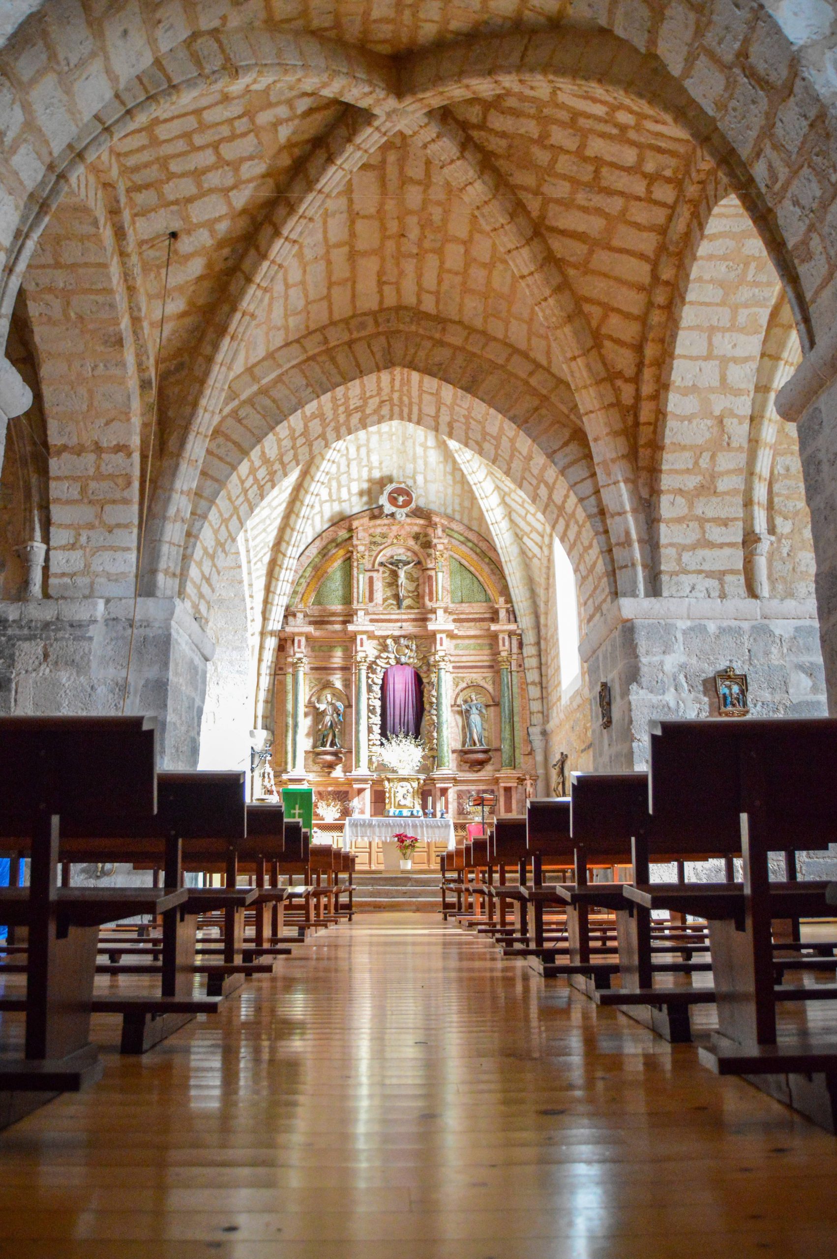 Interior de la iglesia de San Miguel del Pino