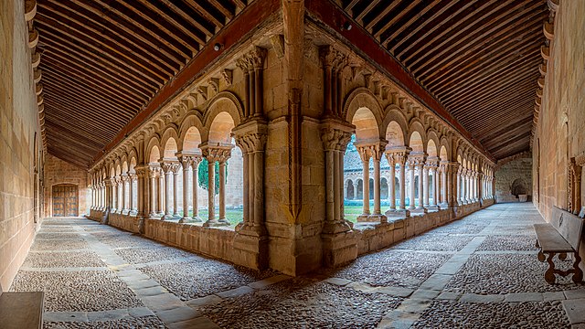 Claustro románico de la Concatedral de Soria. Foto de Fernando