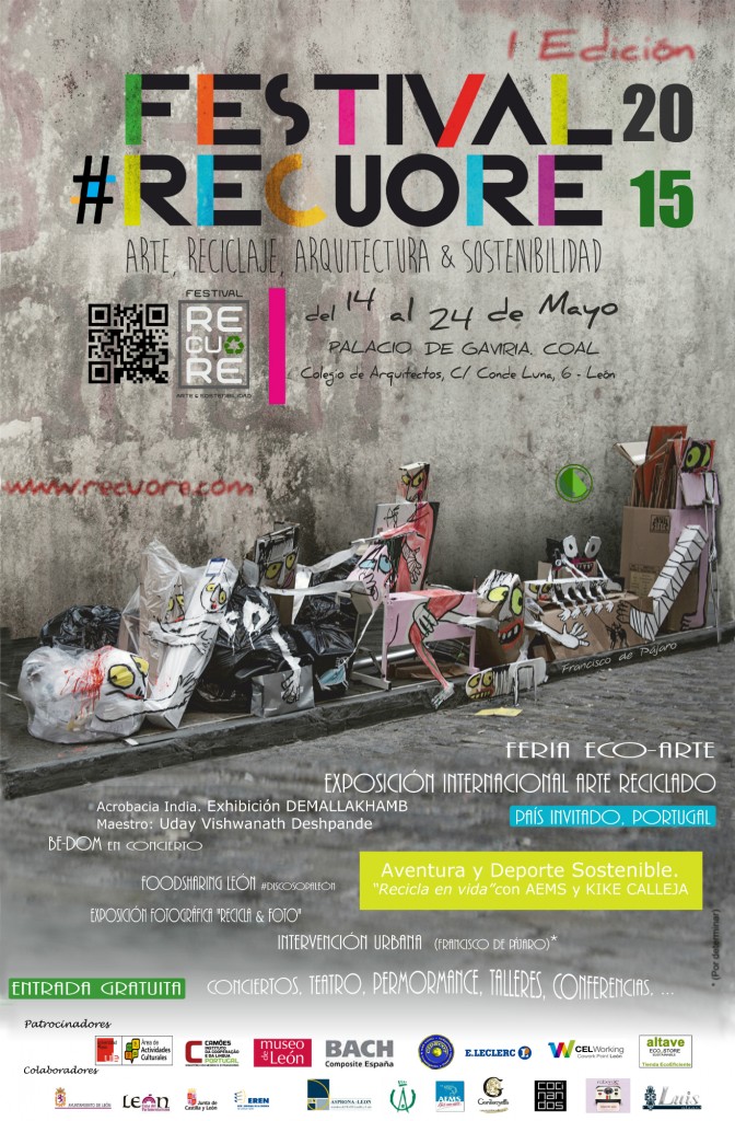 León acoge en mayo el I Festival Recuore de reciclaje artístico