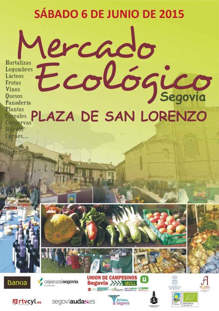 El mercado mensual de productos ecológicos de Segovia cumple un año