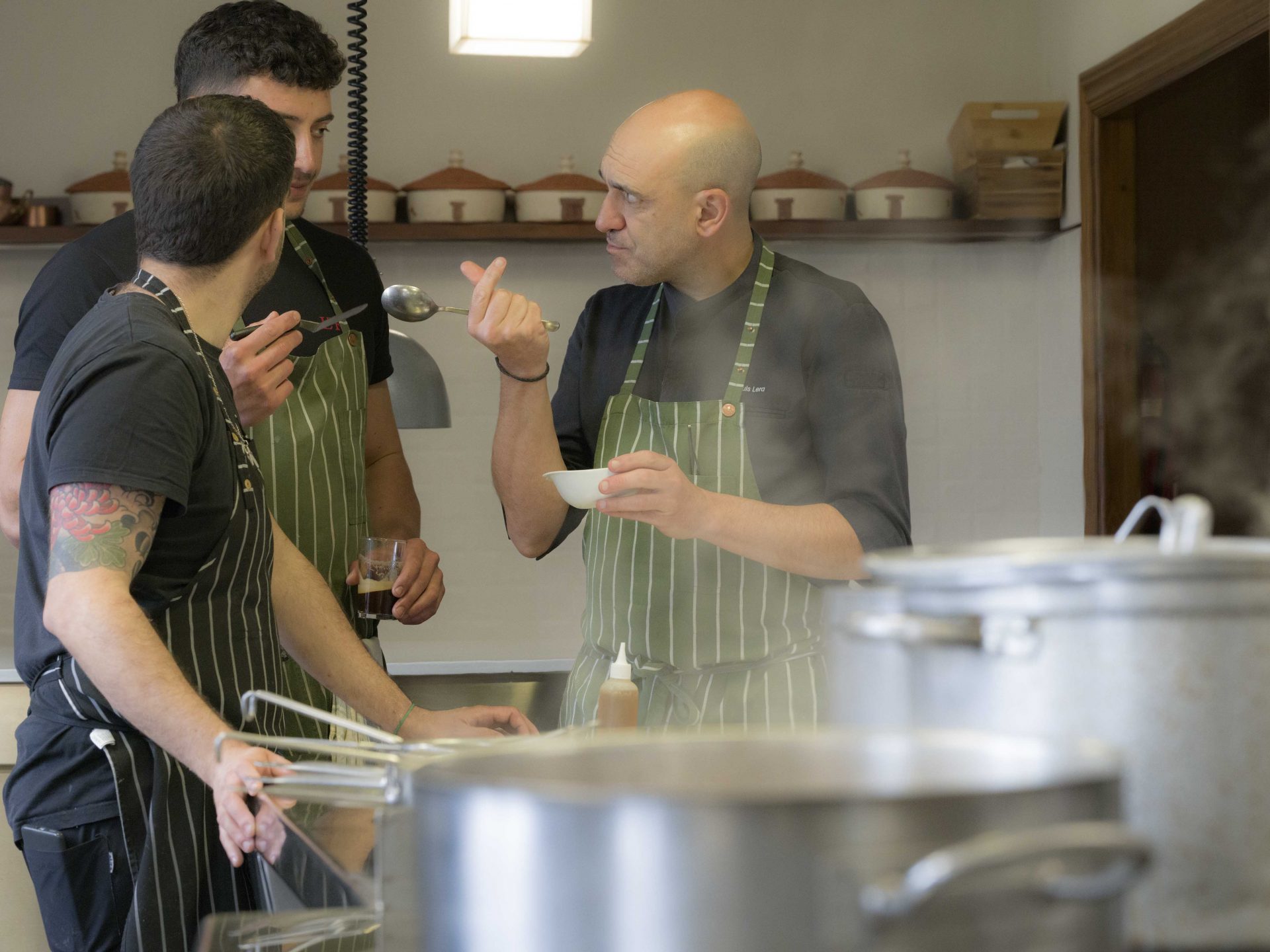 Luis Lera en la cocina