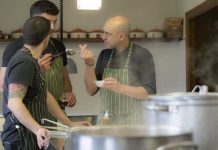 Luis Lera en la cocina